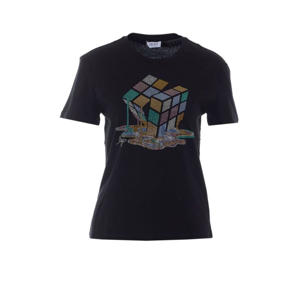 Liu Jo Women T-Shirt With Jewelry Applications